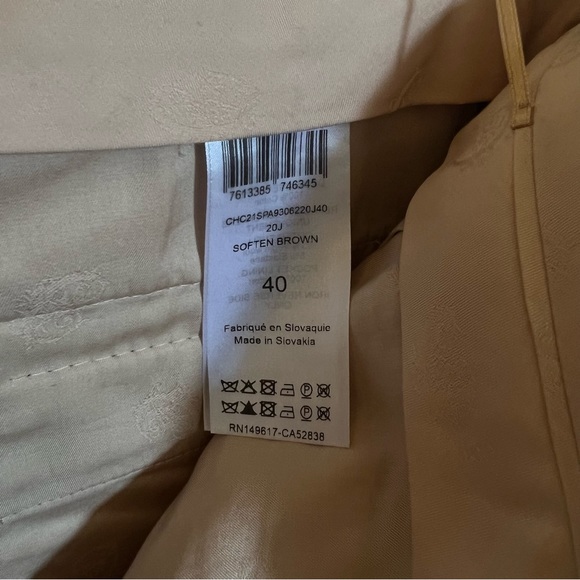 CHLOÉ Cropped Wool Blend Skinny Pants (size: 40) (color: Soften Brown) - Picture 11 of 14